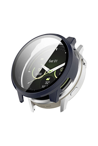 Techsuit Defense360 Pro + Προστατευτικό Οθόνης Garmin Venu 4 41mm Μπλε Οξφόρδης