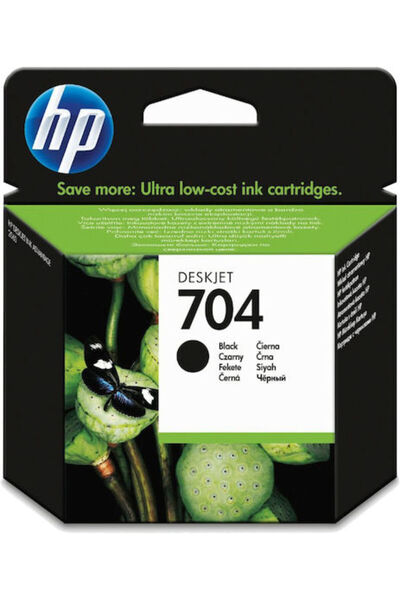 HP 704 Γνήσιο Μελάνι Εκτυπωτή InkJet Μαύρο (CN692AE)