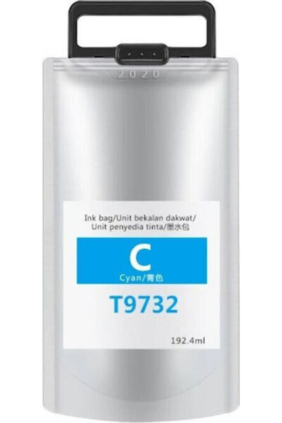 OEM Συμβατό μελάνι για εκτυπωτές inkjet Epson C13T973200, T9732 192ml Κυανό 1...