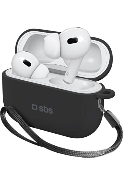 SBS Θήκη σιλικόνης σε μαύρο χρώμα για Apple AirPods Pro