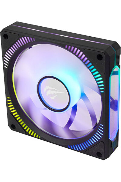 Havit F2096 Ανεμιστήρας Κουτιού 120mm (1800rpm) με Φωτισμό RGB