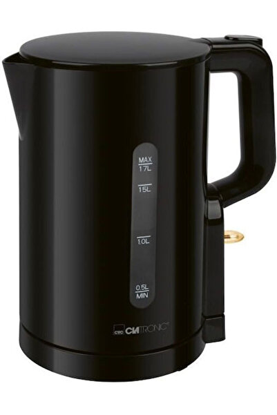 CLATRONIC Βραστήρας 1.7L 2200W Μαύρος