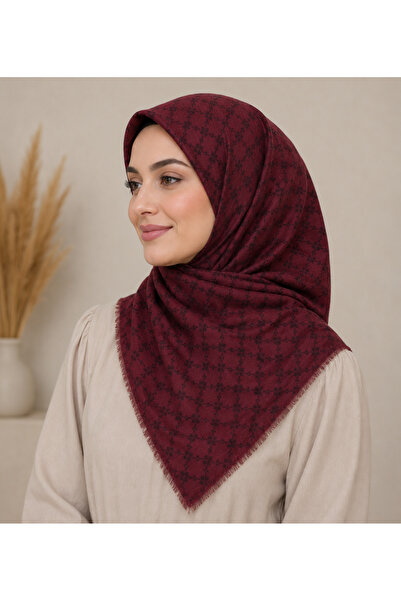 Butik Yüzde 70 Pamuk Flamlı Eşarp Yazma