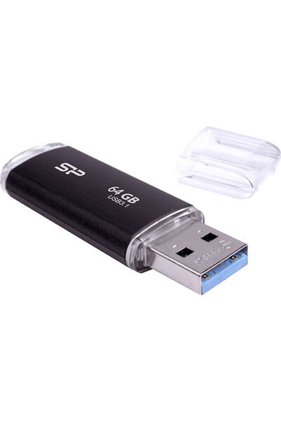 Silicon Power Blaze B02 64GB USB 3.1 Στικάκι Μαύρο