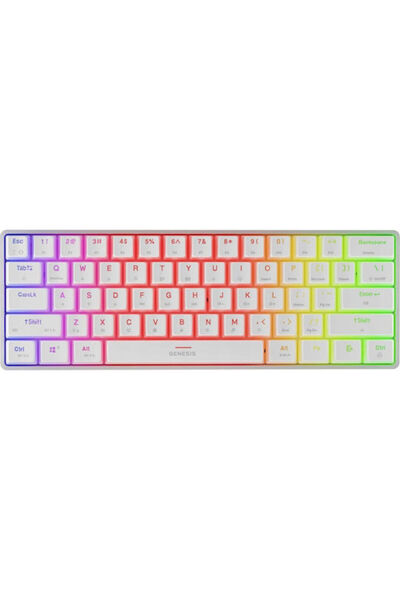 Genesis Thor 660 G2 Μηχανικό Πληκτρολόγιο Gaming 60% με διακόπτες Gateron Red...