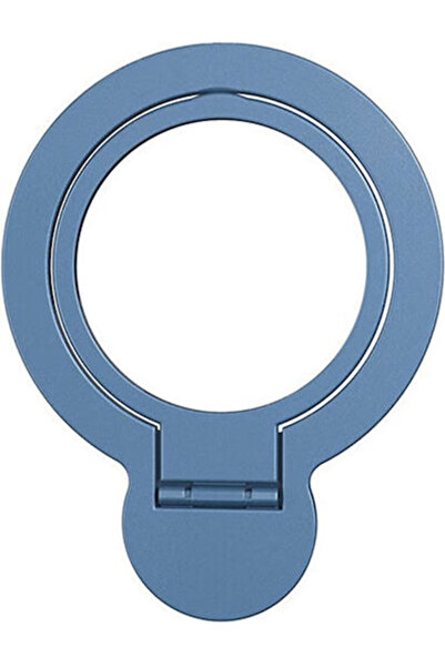 Techsuit Δαχτυλίδι Τηλεφώνου Magsafe Mpr4 Στρογγυλό Σχήμα Κράμα Αλουμινίου Μπλε