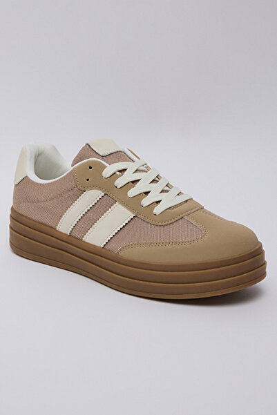 R&B Stripe Detail Platform Sneakers