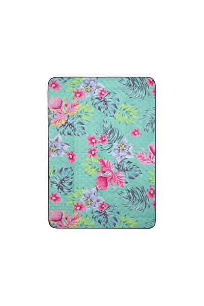 OEM Turquoise Picnic Blanket with Patterned , 200 x 150 cm, for Camping and B...