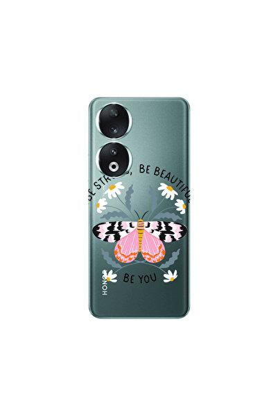 Other Honor 90 5G Be Strong Transparent Silicone TPU Θήκη