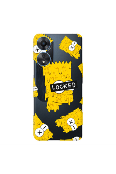 Other Oppo A 98 Bart Simpson Transparent Silicone TPU Θήκη