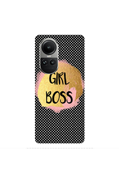Other Oppo Reno10 5G Girl boss make up Transparent Silicone TPU Θήκη