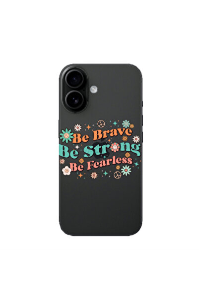 Other Apple Iphone 16 plus Be Brave Transparent Silicone TPU Θήκη
