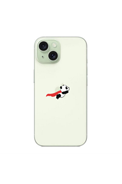 Other Apple iPhone 15 Plus kite flying panda Transparent Silicone TPU Θήκη