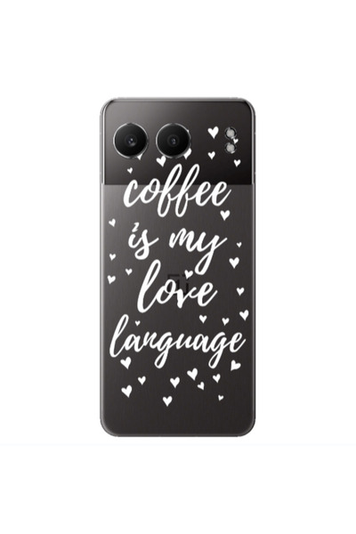Other Oneplus Nord 4 Coffe is my love language Transparent Silicone TPU Θήκη