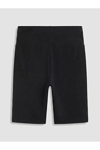 LC Waikiki Black Women's Shorts Leggings with Elastic Waist