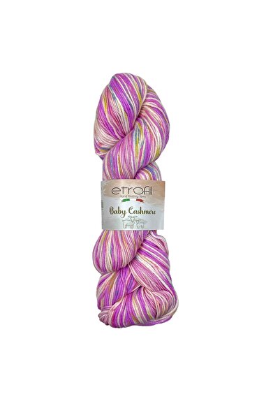 Etrofil Fir de tricotat din cașmir pentru bebeluși, Violet Wave, 10% cașmir, ...