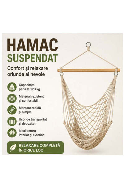 OEM Hanging Hammock 120 kg – Comfort and Relaxation Anywhere