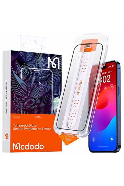 Mcdodo Ez Paste Sticlă securizată rezistentă pentru husa iPhone 15 Plus