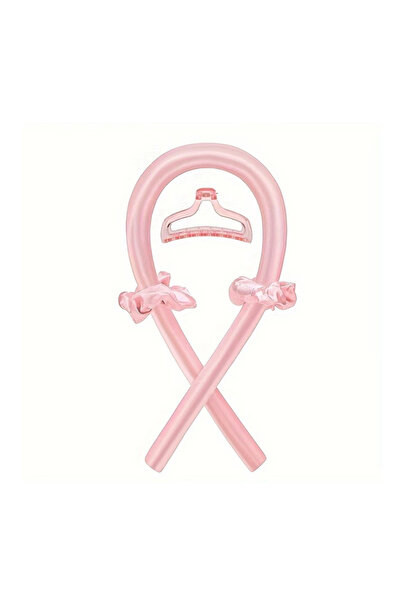 NO BRAND Heatless Curling Rod Headband with Hair Claw Clip and Scrunchies, No...