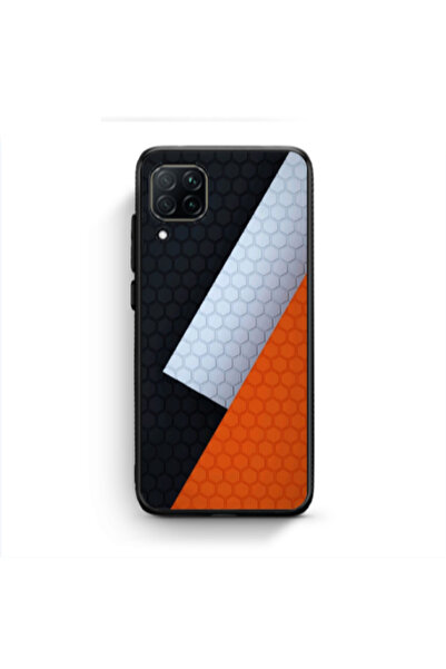 Other Huawei P40 Lite Coated hexagon Black Glossy Θήκη