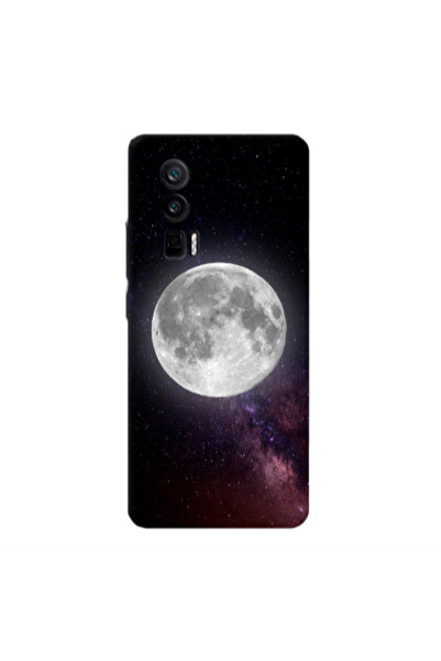 Other Xiaomi Poco F5 Pro Moon and stars Transparent Silicone TPU Θήκη
