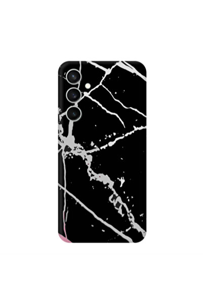 Other Samsung S24 Plus Marble Cream Cracks Transparent Silicone TPU Θήκη