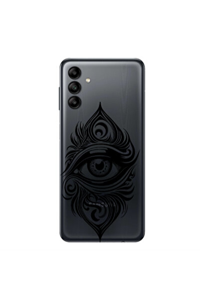 Other Samsung A04S Eye patterned drawing Transparent Silicone TPU Θήκη