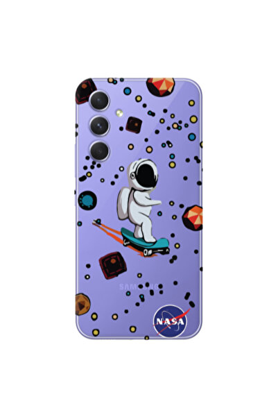 Other Samsung S25 PLUS Astronaut with skateboard Transparent Silicone TPU Θήκη