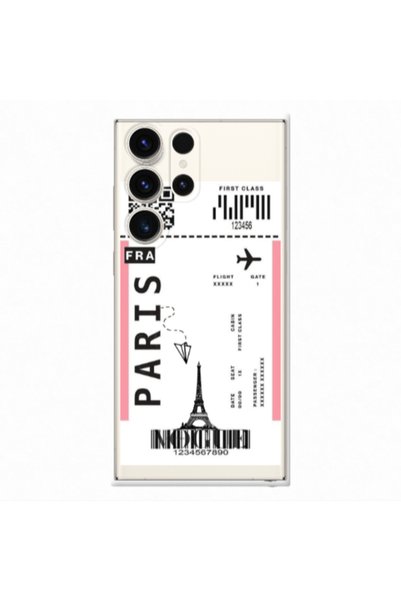 Other Samsung S23 Ultra Paris FRA Transparent Silicone TPU Θήκη