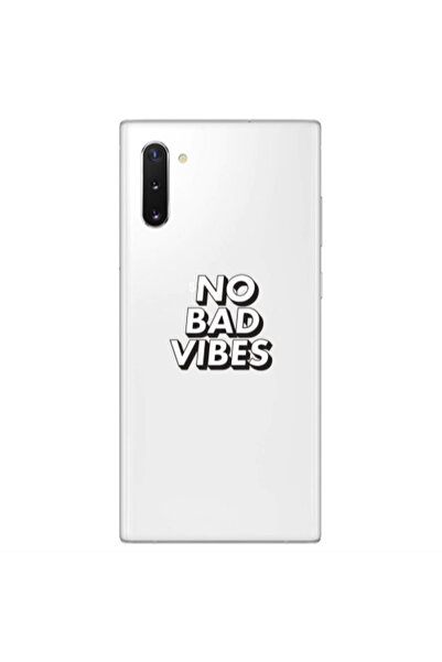 Other Samsung Note 10 Plus No bad vibes Transparent Silicone TPU Θήκη
