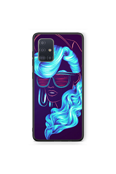 Other Samsung A51 Hatted style Black Glossy Θήκη