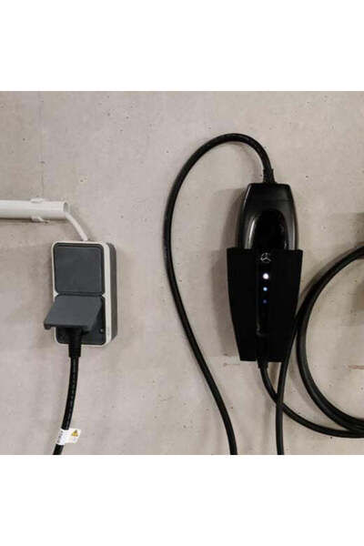 OEM EV, PHEV Charger Holder compatible with Mercedes-Benz - ICCB, Black, 3D P...