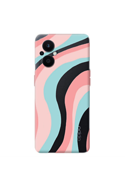 Other Oppo Reno 7 Lite Colored lines Transparent Silicone TPU Θήκη