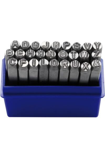 BGS Set de ștampile cu alfabet, 8 mm