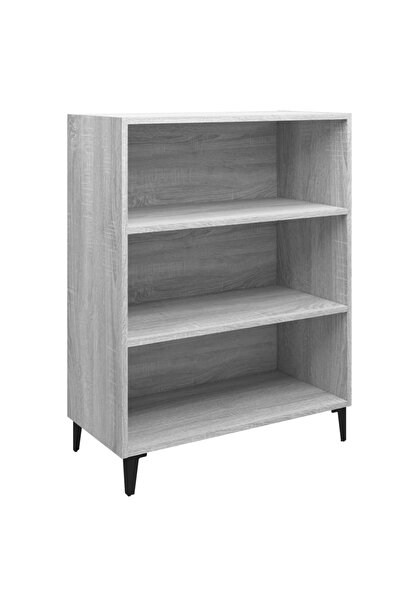 vidaxl Servantă, gri sonoma, 69,5x32,5x90 cm, lemn prelucrat