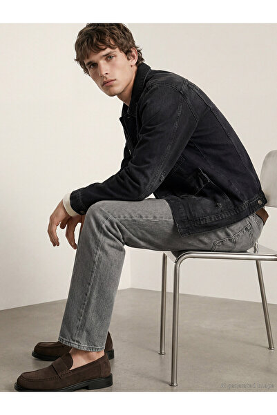 LC Waikiki Nevavm Standard Fit Men's Jean Jacket with a Difference