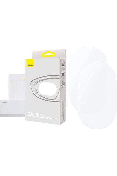 Baseus Set 2 folii protectie oglinda auto ClearSight, Waterproof, Transparent