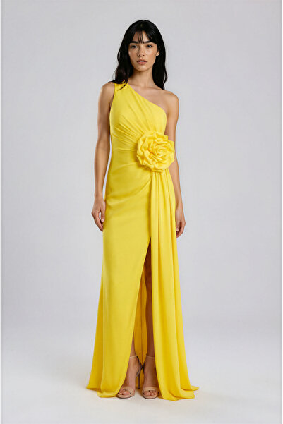 Vanni Couture Rochie Yellow Rosa