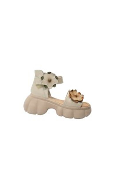 FRANCO GERARDO Women's sandals with massive platform and large multicolored a...