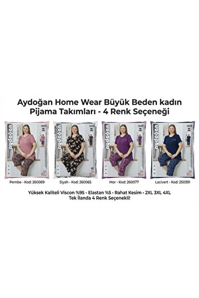 Aydoğan Plus Size Pajama Set (Premium Quality 100% Cotton)