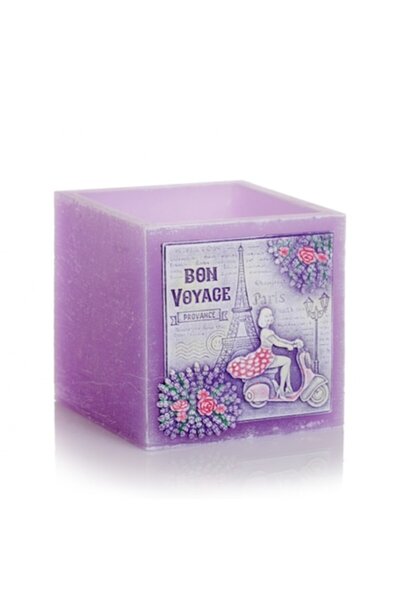 Bartek Candles Lumânare parfumată Buchet de lavandă, colecția Bon Voyage Lamp...