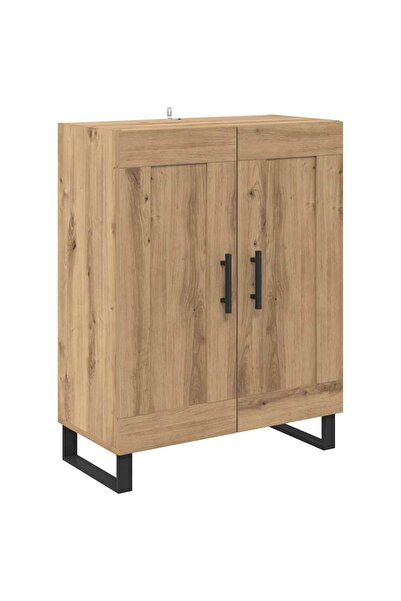 vidaxl Bufet Stejar Artizanal 69,5 x 34 x 90 cm