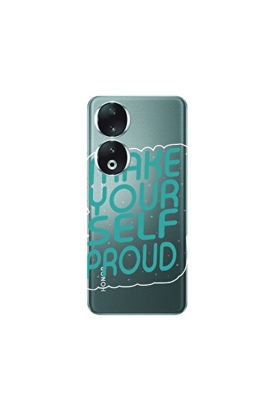 Other Honor 90 5G Make Your Self Proud Transparent Silicone TPU Θήκη
