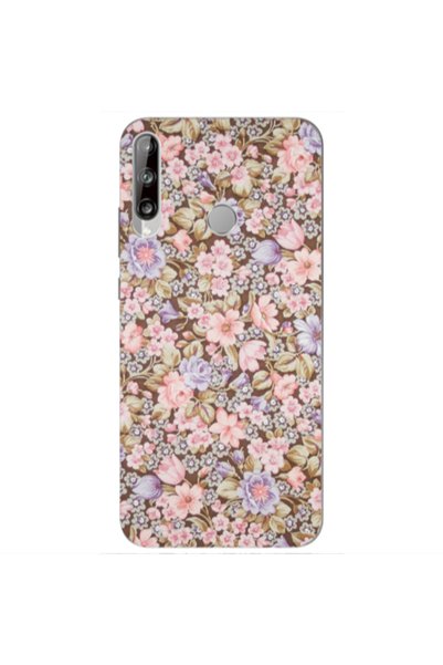 Other Huawei P40 Lite E Blue Roses Transparent Silicone TPU Θήκη