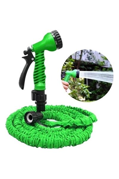 SNA 15 Metre Sihirli Hortum Seti – Su ile Uzayan Katlanabilir Bahçe Hortumu, ...
