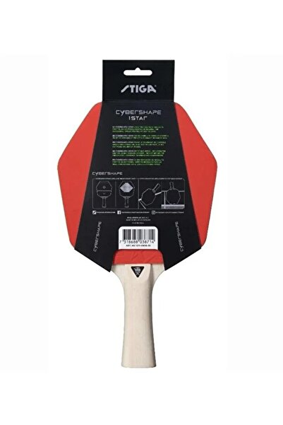 STIGA 1211-0906 Cybershape Masa Tenisi Raketi Raketler Siyah-Kırmızı