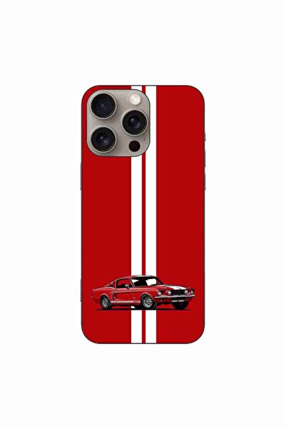 OEM Husa compatibila cu Apple iPhone 16 Pro Max Silicon Gel Tpu Model Red Mus...