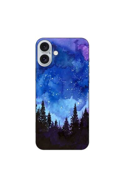 OEM Θήκη συμβατή με Apple iPhone 16 Plus, από σιλικόνη gel TPU, μοντέλο Νυχτε...