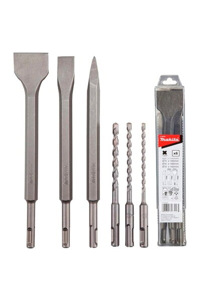 Makita SDS + drill / chisel set 6pcs - D-58920