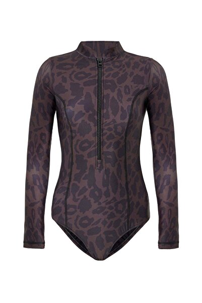 Molene Leopar Desenli Surf Mayo
